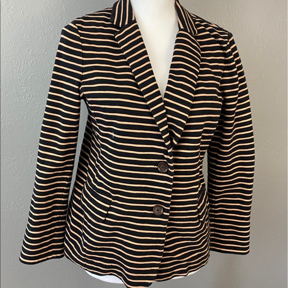 J. Crew Maritime Striped Career Blazer Jacket - Picture 3 of 9